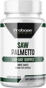 Probase Nutrition Saw Palmetto Extract Suplemento de salud de próstata para hombres, apoya la próstata, orina y la salud del cabello, 100 cápsulas, 3+ Month Supply