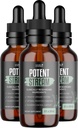 PotentStream Drops - Original Fórmula, Suplemento Líquido Natural con Extractos de Planta TENIDO 100% Natural, Hecho en EE.UU., 3 Mes de Suministro