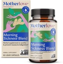 Motherlove Morning Sickness Blend (60 Líquidos) Suplemento herbal para el alivio de la enfermedad matutina: Vegan, No-GMO, hierbas orgánicas, Kosher, libre de soja