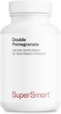 Supersmart - Doble Pomegranate (High Strength) - 90% Ácido Ellagico " 40% Punicalagins - Suplemento Extracto Pomegranado - Antioxidante Avanzado ← No GMO " Gluten Free - 90 cápsulas vegetarianas