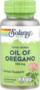 Solaray Oil of Oregano Suplemento, 150 mg, 60 Conteo