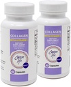 Carson Life Collagen Capsules con Vitamina C - 60 cápsulas - Suplemento dietético para el envejecimiento, soporte inmunológico, cabello saludable, piel y uñas - Hecho en los EE.UU. (2 Pack)
