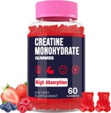 Critina Monohydrate Gummies for Women &amp; Men, Taurine &amp; B6, Chewable Creatina Pre Workout Gummies for Max Strength &amp; Muscle Growth, Energy, Endurance, Creatine for Men &amp; Women - 1 Bottle