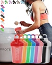 EBAT 16 piezas Conjunto colorido AntiDropBPAFREELeakProofProtein Shaker Bottle Value Pack w. Whisk Ball &amp; ErgonomicDesign " , 8 Unique Color Value Pack (Ver foto) para Hombre/Mujeres /