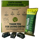 Chica Power Protein Bares Low Calorie High Protein, Meal Replacement Bars for Best Figure, Vegan Protein Snacks, Iron-Rich Protein Bares, No Sugar, Chicory Spirulina Lemon Flavor, Pack of 8 - Green Bite