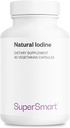 SuperSmart - Natural Iodine 1000mg por día (Patented & High Strength) - Puro Sea Kelp Iodine Suplemento - 650ppm de Iodine ← Non-GMO & Gluten Gratis - 60 cápsulas vegetarianas