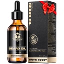 Waking Forest Beard Oil - 60ml Vanilla Biotin Beard Oil for Men Thicker Beard with Vitamin E, Rosemary, Castor Mustache Oil for Black Men, Softens & Strengthening Beard Care Oil