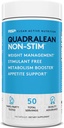 RSP Nutrition QuadraLean - Stimulant Free Weight Management, Metabolism Booster, Energy &amp; Appetite Support - CLA, L-Carnitine, Green Tea Extract, Non-Stim Formula, 50 Serv (Packaging May Vary)