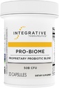 Terapéutica Integrativa Pro-Biome - Blend Probiótico para la Salud Digestiva &amp; Apoyo Inmune* - Probiótico diario para la salud gastrointestinal* - Libre de lácteos - 30 cápsulas (30 servidos)
