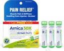 Boiron Arnica Montana 30X Homeopathic Medicine for Relief from Muscle Pain, Muscle Stiffness, Swelling from Injury, and Discoloration from Bruises - 3 Count (240 Pellets)