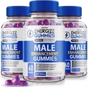 (3 Pack) Energize Gummies - Energize Gummies for Men, Energize Gummies Male, Suplemento para promover la salud general y el bienestar, utilizado para mantener un estilo de vida saludable y activo (180 Gummies)