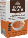 Country Farms Skinny Broth, Instant Beef Bone Broth, 10G Protein, Collagen Tipo III, promueve una mejor digestión, Bone Health, 7 Day Plan, 7-15g Packets