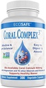 Complejo de coral 3 - Calcio de coral 900 mg con vitamina D3 1200 UI y Magnesio168 mg - 300 cápsulas vegetarianas