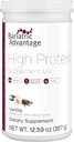 Bariatric Advantage High Protein Supplement Mix - Bariatric Protein Powder - 20 g Protein - para pacientes de cirugía post-bariatrica - con hierro, calcio &amp; Más - 14 Servings - Vainilla