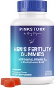 Blue Stork Fertility Suplemento Gummies para Hombre - Vitaminas Prenatales Hombres, Concepción Apoyo para Él - Salud Reproductiva, Balance Hormonal & Motilidad - 90 Cuenta