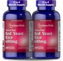 Puritan's Pride Doctors Trust® Red Yeast Rice 600mg, Suplemento dietético, 240 cápsulas de liberación rápida, 2 Pack