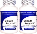 Crinum Prostate 2-Pack (120 cápsulas totales) 100% concentrado Crinum Latifolium vietnamita, no contiene rellenos sintéticos como Dióxido de Silicio, Talc, Sterate de Magnesio, etc.