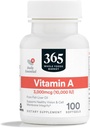365 by Whole Foods Market, Vitamina A 10,000 IU, 100 CT