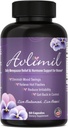 Avlimil® Hormone Balance " Menopause Support ← Mood Swings, Hot Flashes, Night Sweats and Irritability - Isoflavones, Black Cohosh, Raspberry, Valerian, Sage, Red Clover, Lemon Balm - 1-Mes