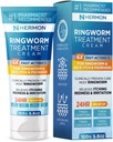 Hermon Powerful Antifungal Ringworm Cream - Tratamiento Efectivo para Stubborn Ringworm, Jock Itch, Eczema, Tinea Versicolor, Athlete's Foot - para adultos y niños - 100ml