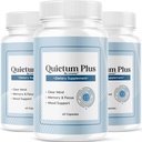 (3 Pack) Quietum Plus - Oficial Quietum Plus Advanced Supplement Formula, Original Quietum Plus Reviews, All Natural QuietumPlus Advanced Formula for Healthy Ear, 180 cápsulas para 3 meses