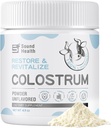 Colostrum Suplemento Polvo para Humanos - Suplemento de Colostrum de Bovino Orgánico para Salud Gut, Crecimiento del Cabello, Belleza - Desarrollado (73 Servimientos)