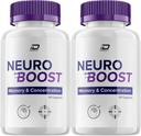 Neuro Boost Focus Supplement, Neuro Boost Memory Focus and Cognitive Support, Neuro Booster Pills Nootropic, NeuroBoost to Boost Memory, Neuro Boost Vitamin Reviews (2 Pack - 120 cápsulas)