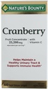 Nature's Bounty Cranberry Dietary Supplement 60 Soft Gels