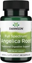 Swanson Full Spectrum Angelica Root 400 Milligrams 60 cápsulas