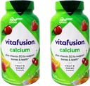 Vitafusion Calcium, Gummy JKHyWW Vitaminas Para Adultos, 500 mg, 100 Conde (Pack of 2)
