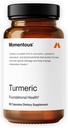 Momentous Turmeric Suplemento 1000 mg - Natural Antioxidante Turmeric Curcumin for Foundational Health - NSF certificado para el deporte - Gluten-Free - 30 Serviciones - 60 cápsulas