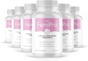 Suplementos de Control de Vejiga Femipro para Hombres, Herb Natural &amp; Blend Probiótico, apoya la salud del tracto urinario " Microbiome Balance Silencioso Hecho en EE.UU. Non-GMO, 30 cápsulas, 6 meses de suministro