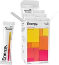 The Absorption Company Energy Drink Powder Mix Packets – Clean Energy Booster to Support Alertness with 150mg Natural Caffeine &amp; Vitamin C – Fruit Punch Flavor, 14 Sticks