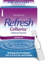 Refresh Celluvisc Lubricant Eye Gel For Dry Eyes, Preservative-Free Drops, 0.01 Fl Oz Single-Use Containers, 30 Count