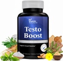 DR VITAMIN SOLUTIONS Testo Boost Supplement for Men - Stamina, Endurance & Energy Enhancement - Hombre Testosterone Booster w/Fenugreek, Tribulus, Tongkat Ali, Horny Goat Weed - 30 cápsulas