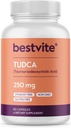 BESTVITE TUDCA 250mg (60 cápsulas) (Acido Tauroursodeoxycholic) - No Stearates - Gluten Gratis - No GMO