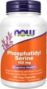 AHORA Alimentos Suplementos, Phosphatidyl Serine 100 mg con compuesto fosfolípido derivado de Soy Lecithin, 120 Veg Capsules