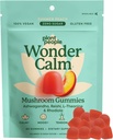 Plant People WonderCalm Mushroom Gummies - Natural Ashwagandha Suplemento de Ease Stress " Boost Mood for Adults Without Sugar, Gluten or Artificial Colors, Vegan-Friendly, Peach Flavor, 60 Conde