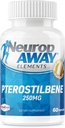 NeuropAWAY Elementos Pterostilbeno (60 250mg Cápsulas resistentes al ácido por botella)