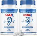 IDEAL PERFORMANCE (2 Pack) Synapse XT Max Tinnitus Supplement Pro Premium Relief Pills (120 cápsulas)