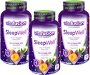 Vitafusion Sleep Well Melatonin Gummies Azúcar Gratis, 60 Cada (3 Pack)