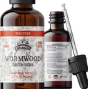 Wormwood Organic Tincture - Natural Intestinal Cleanse and Digestive Cleanse Supplement - Wormwood Herb Extract for Detox - Made in USA - 2 Fl Oz (Wormwood - 2 Fl Oz)