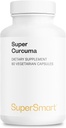 Supersmart - Super Curcuma 1000mg por día (Alta Absorción) - Patented Meriva Curcuma - Curcumin Phytosome peru 60 Vegetarian Capsules - Non-GMO