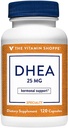 The Vitamin Shoppe DHEA 25MG, Hormonal and Healthy Aging Support for Both Men &amp; Women, Once Daily (120 Capsules)