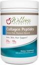 Wellness Resources Collagen Peptides - Pasture Raised, Grass Fed 100% Collagen Protein - Hidrolyzed Tipo I y III Peptides Collagen Powder, Unflavored (500 Grams/ 17.6 Ounces)