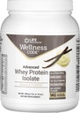 Life Extension Wellness Code® Advanced Whey Protein Isolate (Vanilla), creatina, glutamina, Mix for Muscle Growth & Immune Health, no Sugar Añadido, Gluten Free, Non-GMO, 454 Grams, 20 Servings