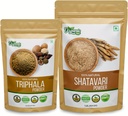 ZING ORGANIC Shatavari- 454g " Triphala Powder- 100g