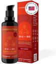 CYMBIOTIKA Liposomal Vitamina B12 Suplemento líquido, 1250 mcg, soporta energía, producción celular, ayuda a fortalecer el cabello, la piel " uñas, no Gluten libre, azúcar libre, Keto " Vegan Friendly, 2 oz