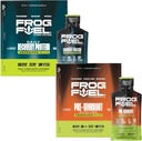Frog Fuel Power Energized Protein & Ultra Energized Pre Workout Shot Bundle, 1500mg Beta Alanine, 15g Protein Nano-Hydrolyzed Grass Fed Collagen, Pre &amp; Post Workout, 1.2 oz Packets, 48 Pack Pack