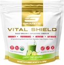 Granite Nutrition Vital Shield - USDA Organic Superfood Greens with Mushrooms & Tart Cherry – Supports Energy, Immune Function " Digestive Health – Lemon Lime Flavor (30 Servings)